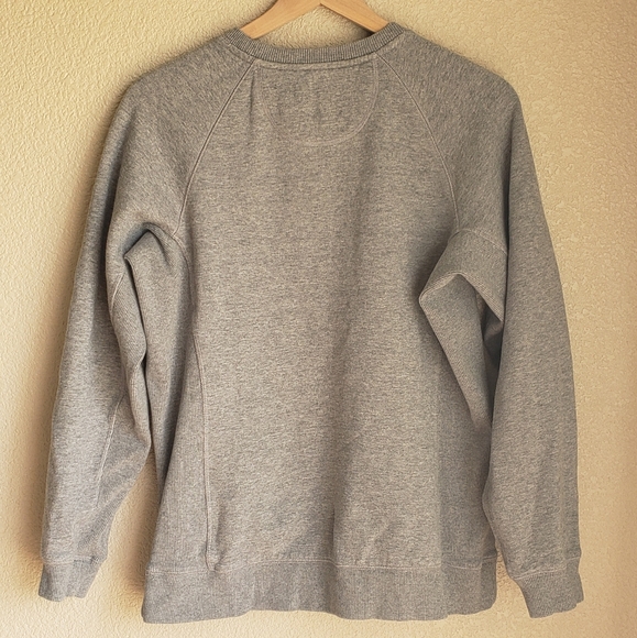 Duluth Grey Pullover With Zipper Pockets Size M - Picture 2 of 8